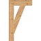 Ekena Millwork Traditional Block Smooth Bracket, Western Red Cedar, 3 1/2"W x 16"D x 28"H BKT04X16X28TRA05SWR - alternate 2